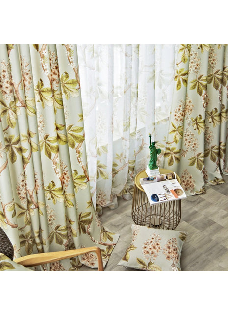 Tenda da camera da letto vintage Nature