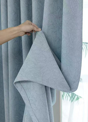 Elegante tenda blu moderna