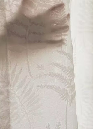 Foglia tropicale avorio velata