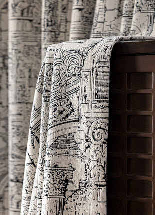 Tenda a fiori rossi e beige, stile country