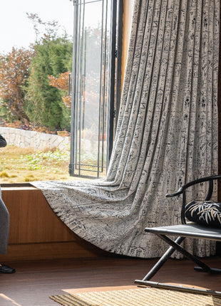 Tenda a fiori rossi e beige, stile country