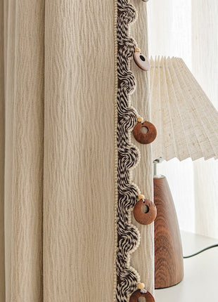 Tenda oscurante effetto marmo dorato testurizzato beige