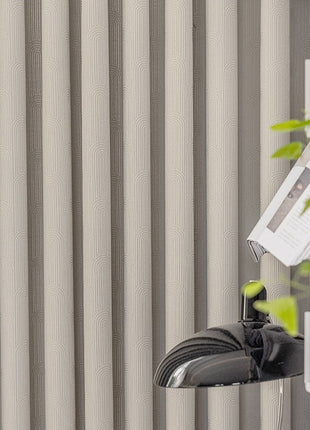 Tenda moderna color crema