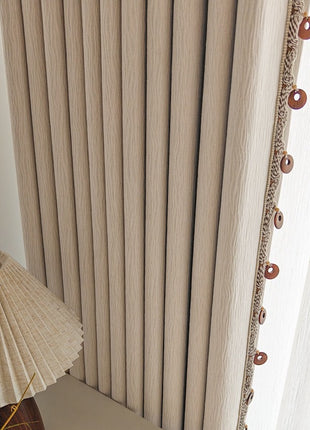 Tenda oscurante effetto marmo dorato testurizzato beige