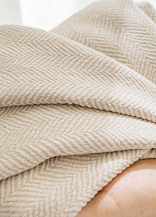 Tenda moderna in lino beige