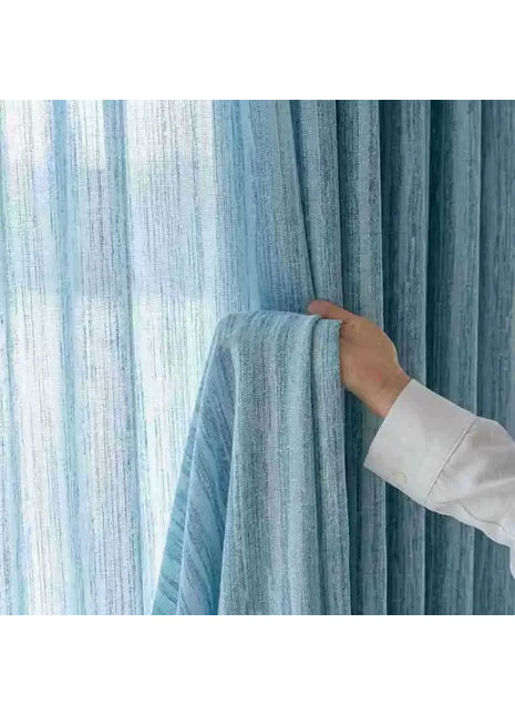 Tenda di colore azzurro cielo