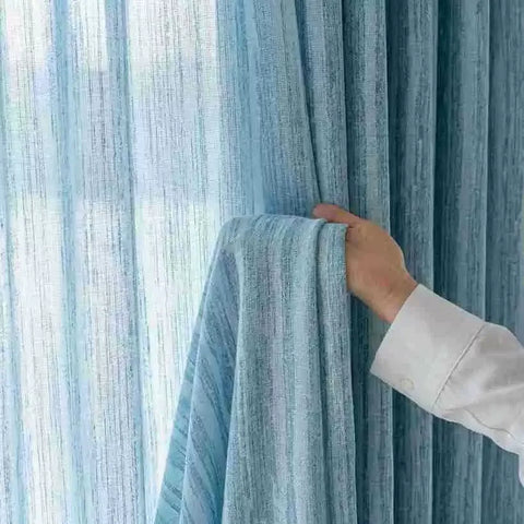 Tenda di colore azzurro cielo