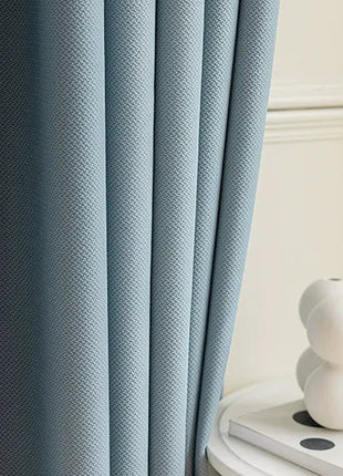 Tenda blu con motivo a chevron spesso