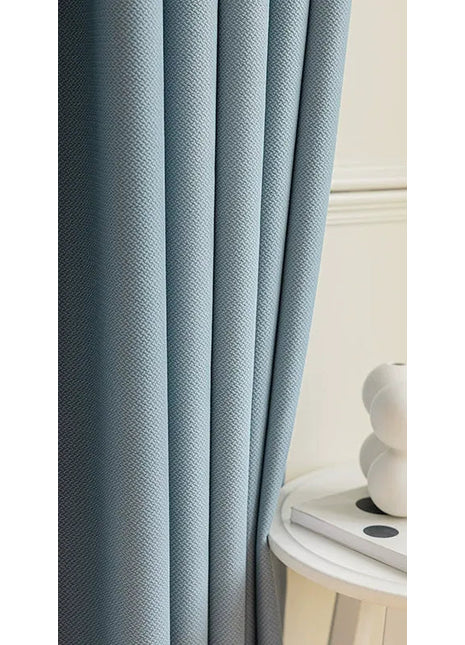 Tenda blu con motivo a chevron spesso