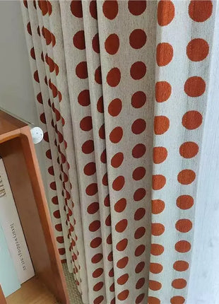 Tenda con motivi rotondi