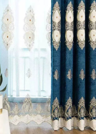 Velluto blu di lusso