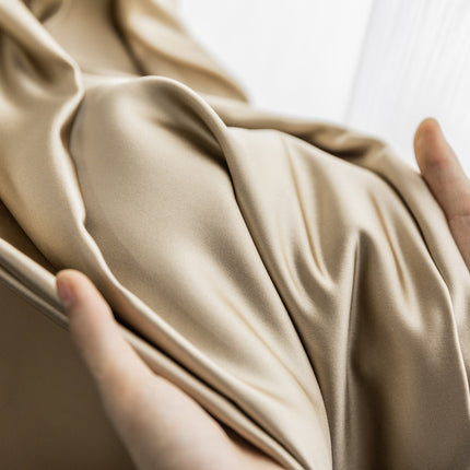 Rideau Occultant Beige Doré