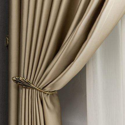 Rideau Occultant Beige Doré