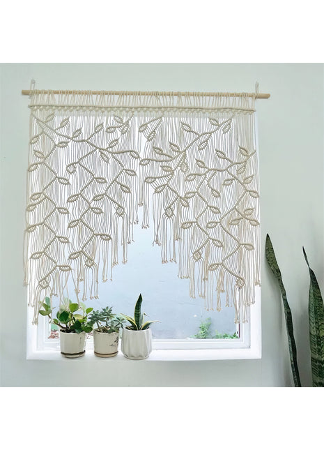 Petit Rideau Macramé </br> (L100cm x H100cm)