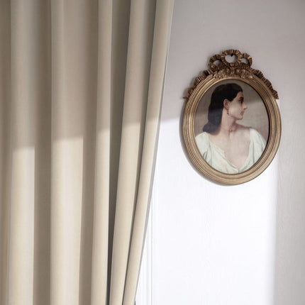 Rideau Beige Velours