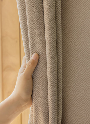 Rideau Blanc Beige