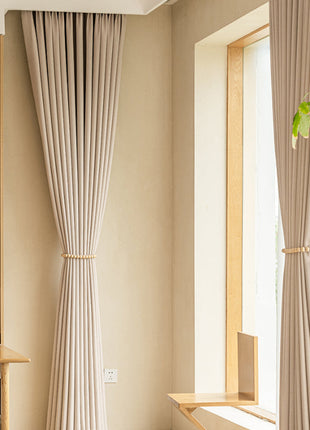 Rideau Blanc Beige