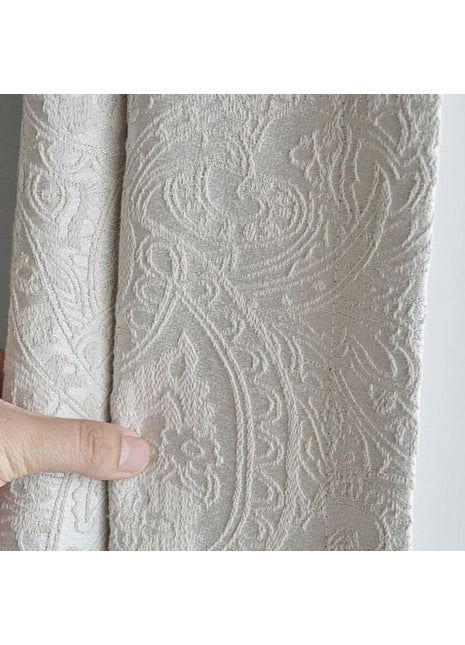 Rideau Blanc Motif