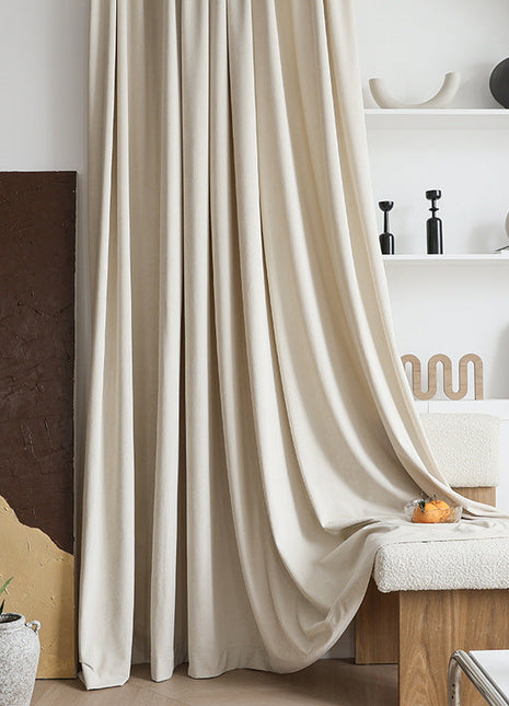 Rideau Blanc Velours
