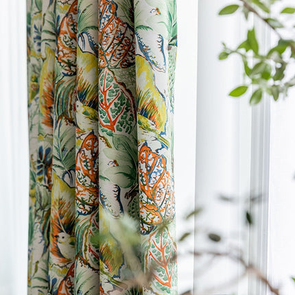 Rideau Feuilles Tropicales