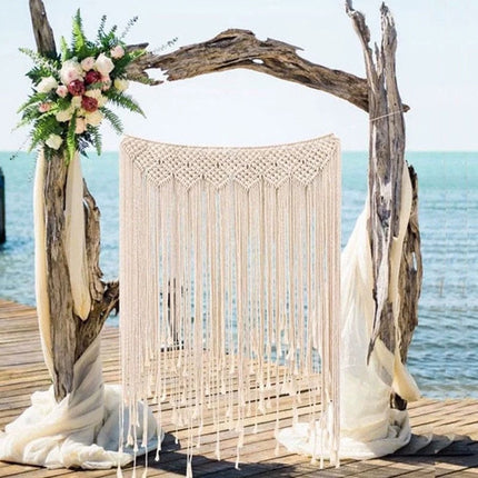 Rideau Fil Macramé </br> (L115cm x H100cm)