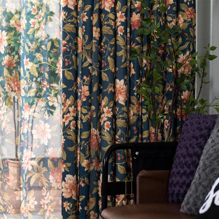 Rideau Fleurs Vintage
