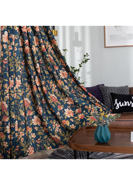 Rideau Fleurs Vintage