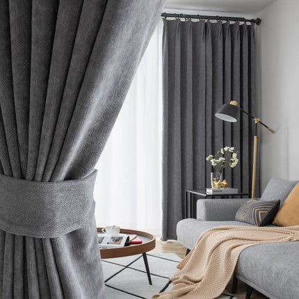 Rideau Gris Chenille