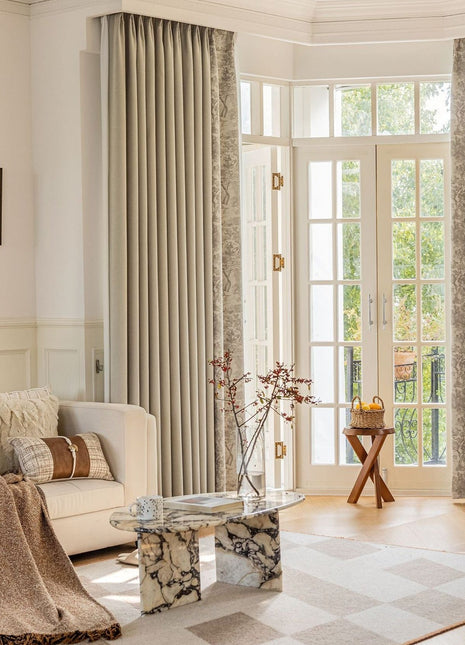 Rideau Gris Elegant Salon