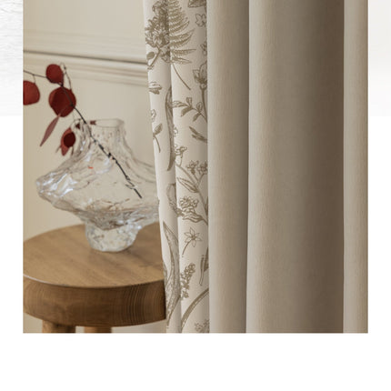 Rideau Gris Elegant Salon