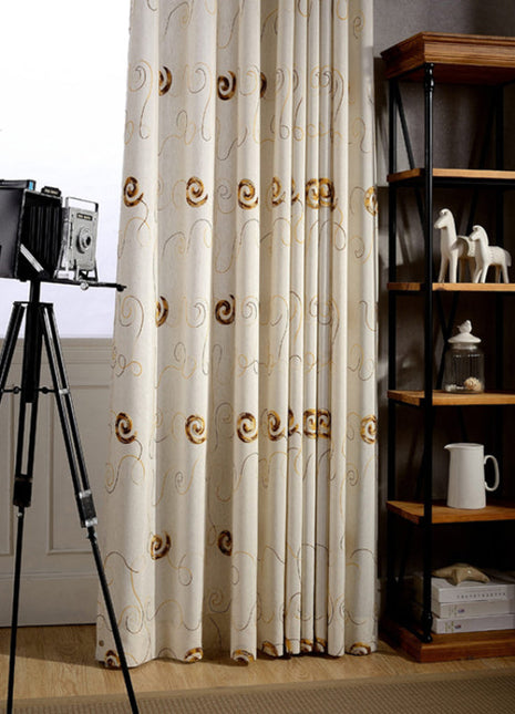 Rideau Industriel Doré