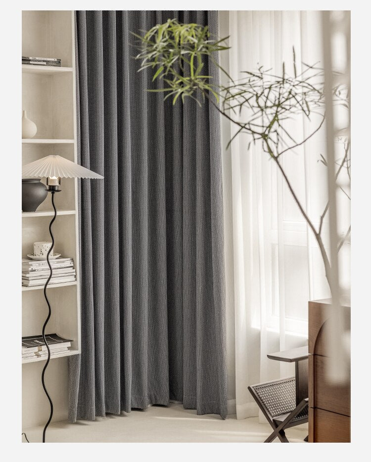 Tende Jacquard Con Nappe Bohemien - Set Di 2 Pannelli Effetto K 873789 - Foto 10