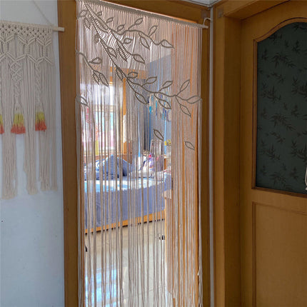 Rideau Macrame Blanc </br> (L95cm x 200cm)