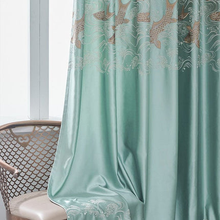 Rideau Motif Japonais
