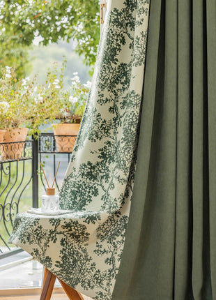 Rideau Motif Vert