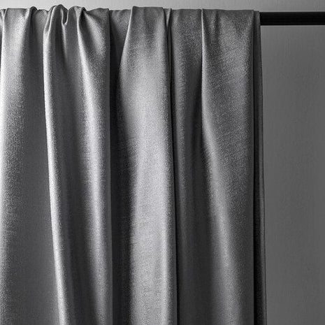 Rideau Occultant Velours (Gris)