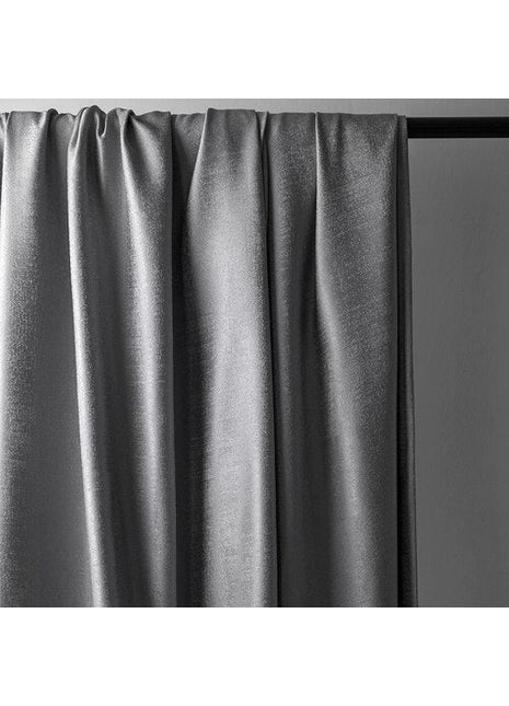 Rideau Occultant Velours (Gris)