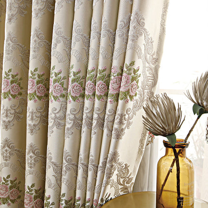 Rideau Romantique Fleuri
