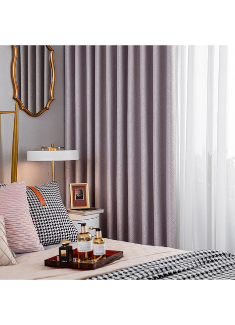 Rideau Rose Moderne