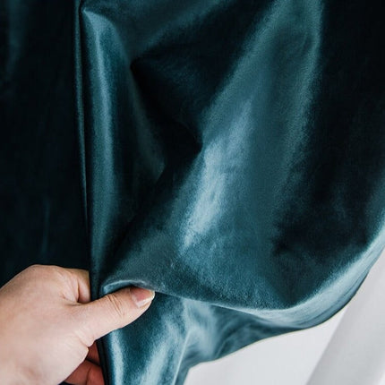 Rideau Satin Bleu