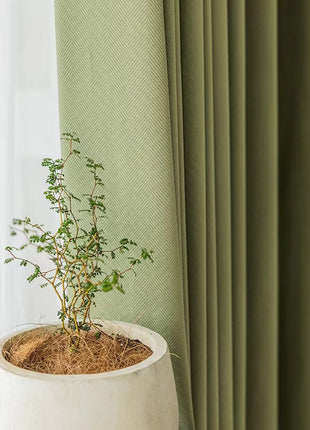 Rideau Vert Velours