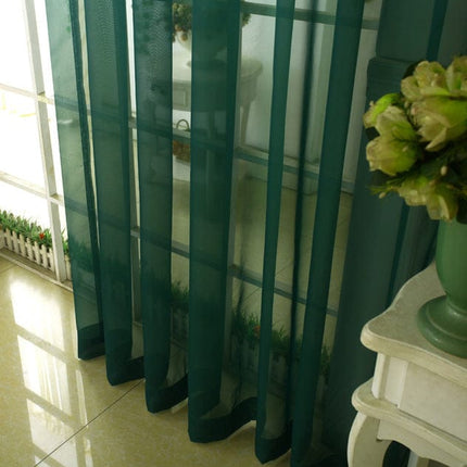 Rideau Voilage Vert