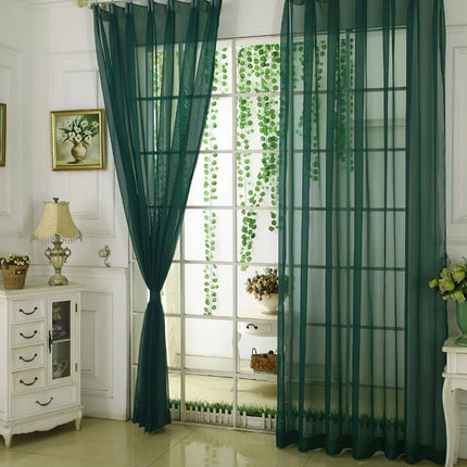 Rideau Voilage Vert