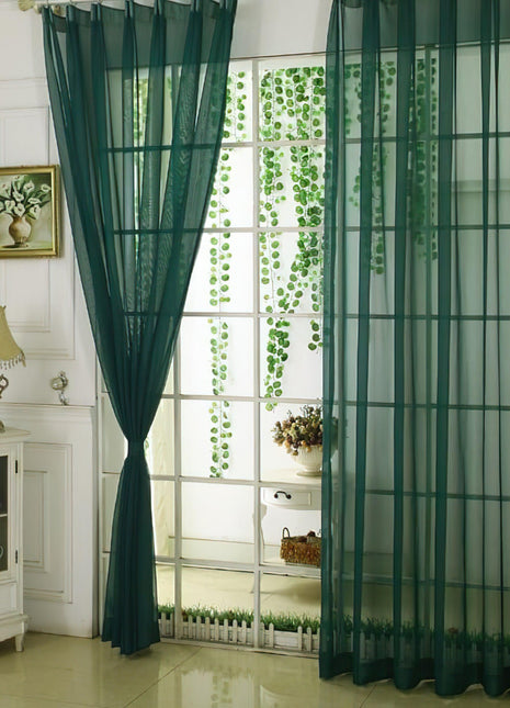 Rideau Voilage Vert