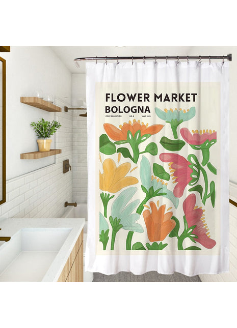 Rideau de Douche Fleurs (L180cm x H200cm)