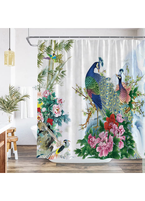 Rideau de Douche Tropical (L180cm x H200cm)