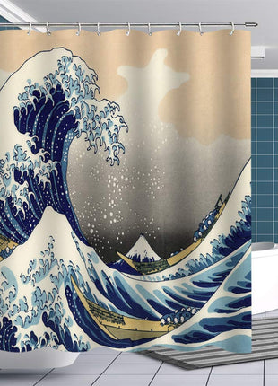 Rideau de Douche Vague de Kanagawa (L180cm x H200cm)