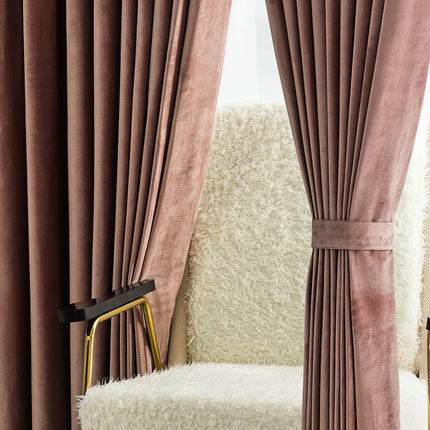 Rideaux en Velours Rouge