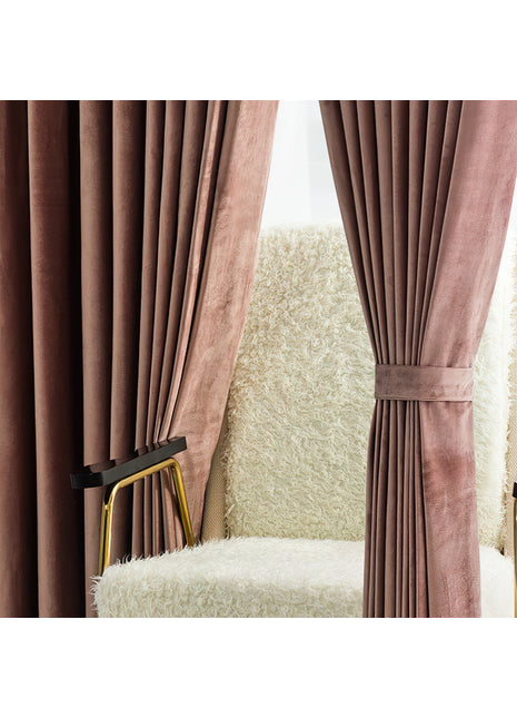 Rideaux en Velours Rouge