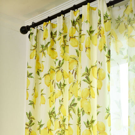 Voilage Jaune Citron